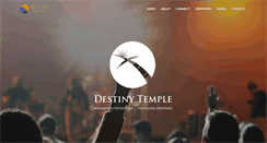 Desktop Screenshot of destinytemple.com